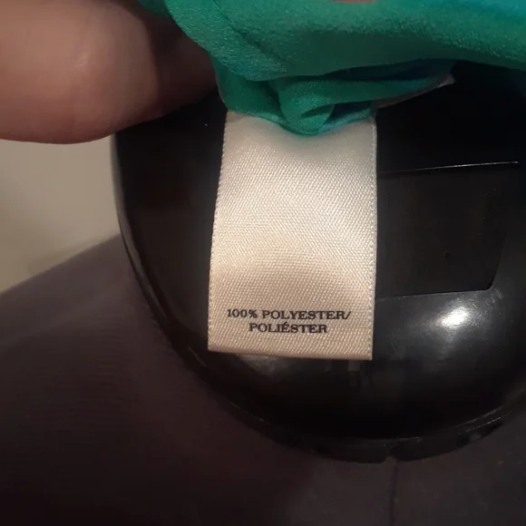 Ann Taylor Green & Blue Striped Shirt - Picture 7 of 9